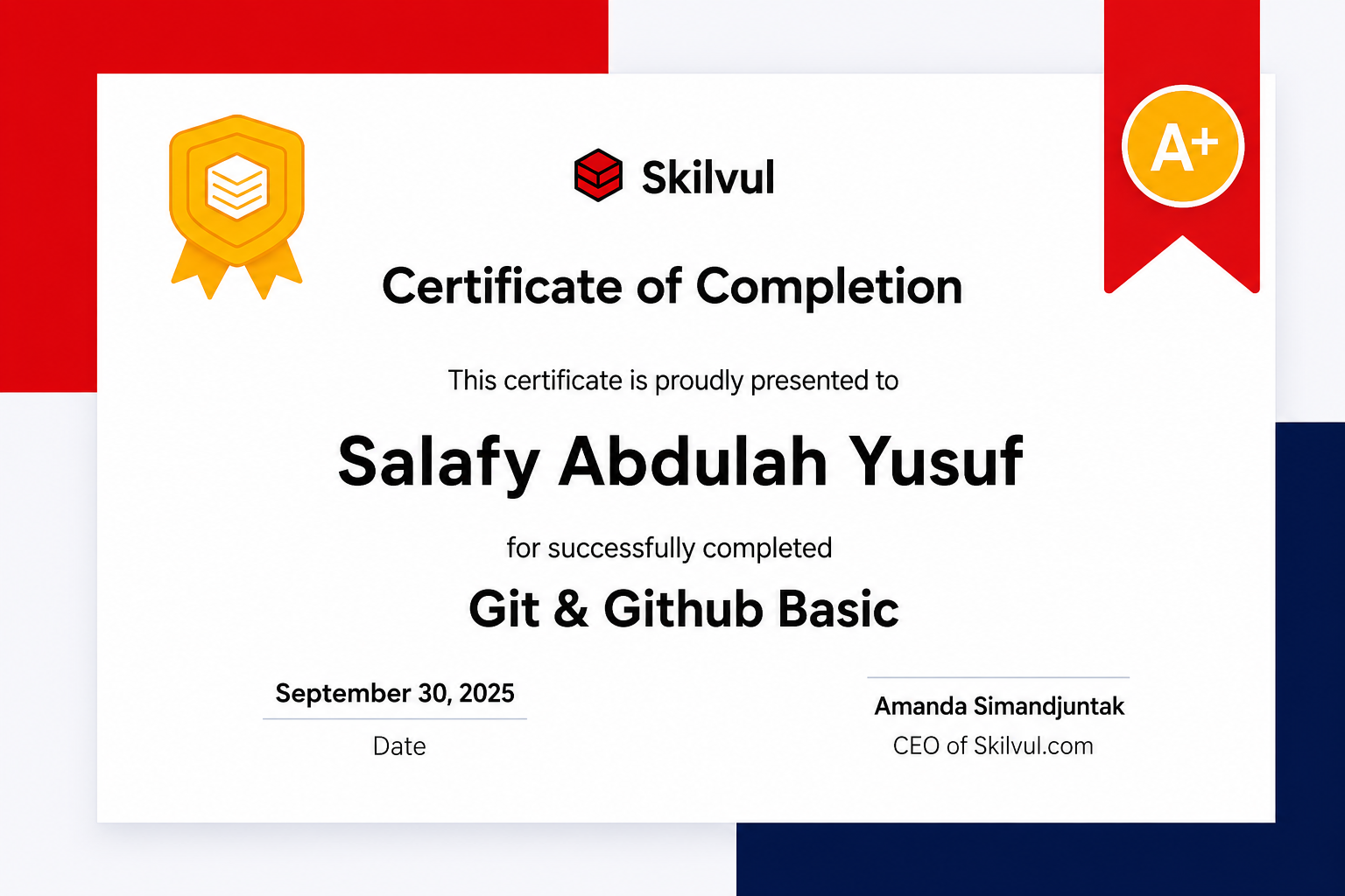 GitHub Certificate